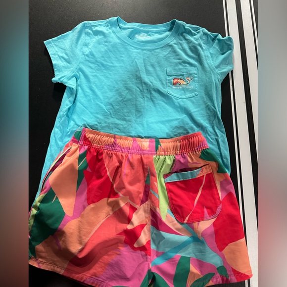 Vineyard Vines Girls 2 Piece Summer Set - Picture 1 of 3